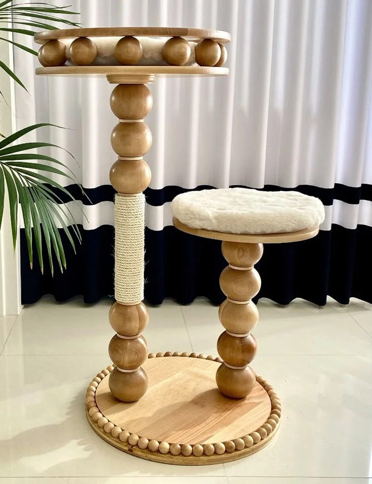 Bobbin cat tower